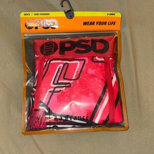 PSD Men's Boxer Briefs - Hot Pink and Black Graphic, brand new , never opened